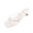 Summer Shoes # White, variant on Dress Shoes for Women Open Toe Square Toe Kitten Heel Sandals Asymmetrical Criss Cross Straps Backless Slip On Slides Wedding Party Prom Evening Footwear