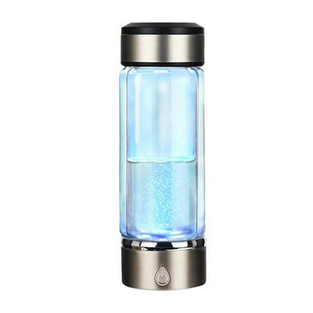 

Hydrogen Rich Water Bottle (32oz) - SPE PEM Technology Portable Rechargeable Hydrogen Water Generator Healthy Glass Drinking Cup Birthday Gift