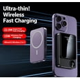 thumbnail image 5 of Magnetic Fast Wireless Charging Pad Portable Charger Stand, Strong Magnetic Alignment With Fast Charging Efficiency And Slim Portable Design For Office Desk Home Travel Business Multi Device Use, 5 of 5