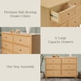 thumbnail image 3 of Namesake Marin with Cane 6 Drawer Assembled Dresser, 3 of 7