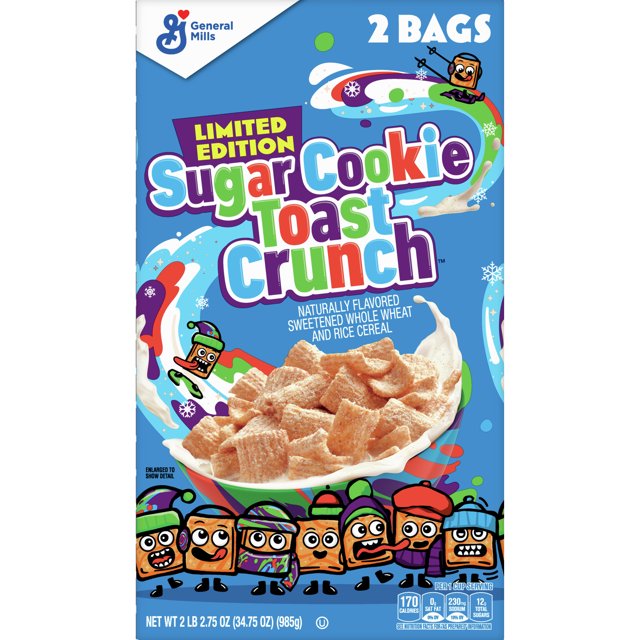 Sugar Cookie Toast Crunch Cereal, 34.75 oz