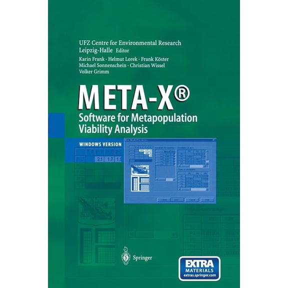 Meta-X(r)-Software for Metapopulation Viability Analysis, (Paperback)