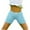 Sky Blue, variant on FRSASU Kids shorts ,Girls Spring and Summer Solid Elastic Waist Kids Shorts White 12-14 Years