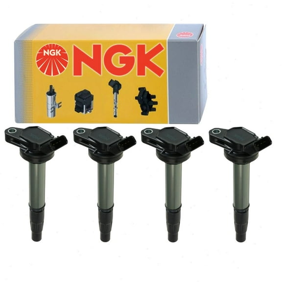 4 pc NGK Ignition Coils compatible with Toyota Prius 1.8L L4 2010-2016