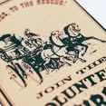 thumbnail image 2 of Hanging Vintage Volunteer Fire Dept Ad Wooden Firefighter Sign Man Cave Wall Art Home Decor, 2 of 4