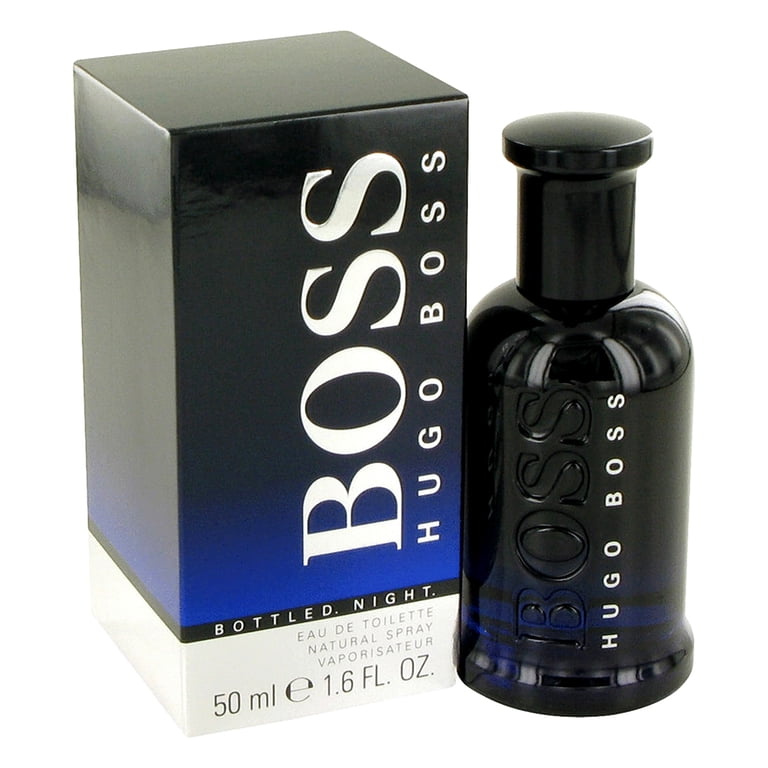 Hugo Boss Bottled Night Eau De Toilette Spray for Men, 1.7 Oz / 50