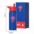 thumbnail image 5 of Philadelphia Phillies™ MLB 18 oz Insulated Steel Water Bottle with Flip-Up Straw Lid, 5 of 8