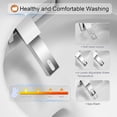 thumbnail image 6 of GT Smart Toilet with Heated Seat and Night Light, Tankless Toilet, Modern One-piece Toilet with Remote Control and Automatic Cover, Standard Comfort Height Toilet, White, 6 of 13