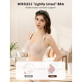 thumbnail image 5 of Daystry Womens Wireless Bras Full Coverage Comfortable Seamless Everyday Bras Soft Light Support Bras, 5 of 8