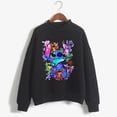 thumbnail image 1 of Turtleneck Hoodie Disney Stitch Funny Women Harajuku Cute Lilo and Stitch Anime Sweatshirt Manga Streetwear Hoody FemaleS Gao Jinjia LED, 1 of 2