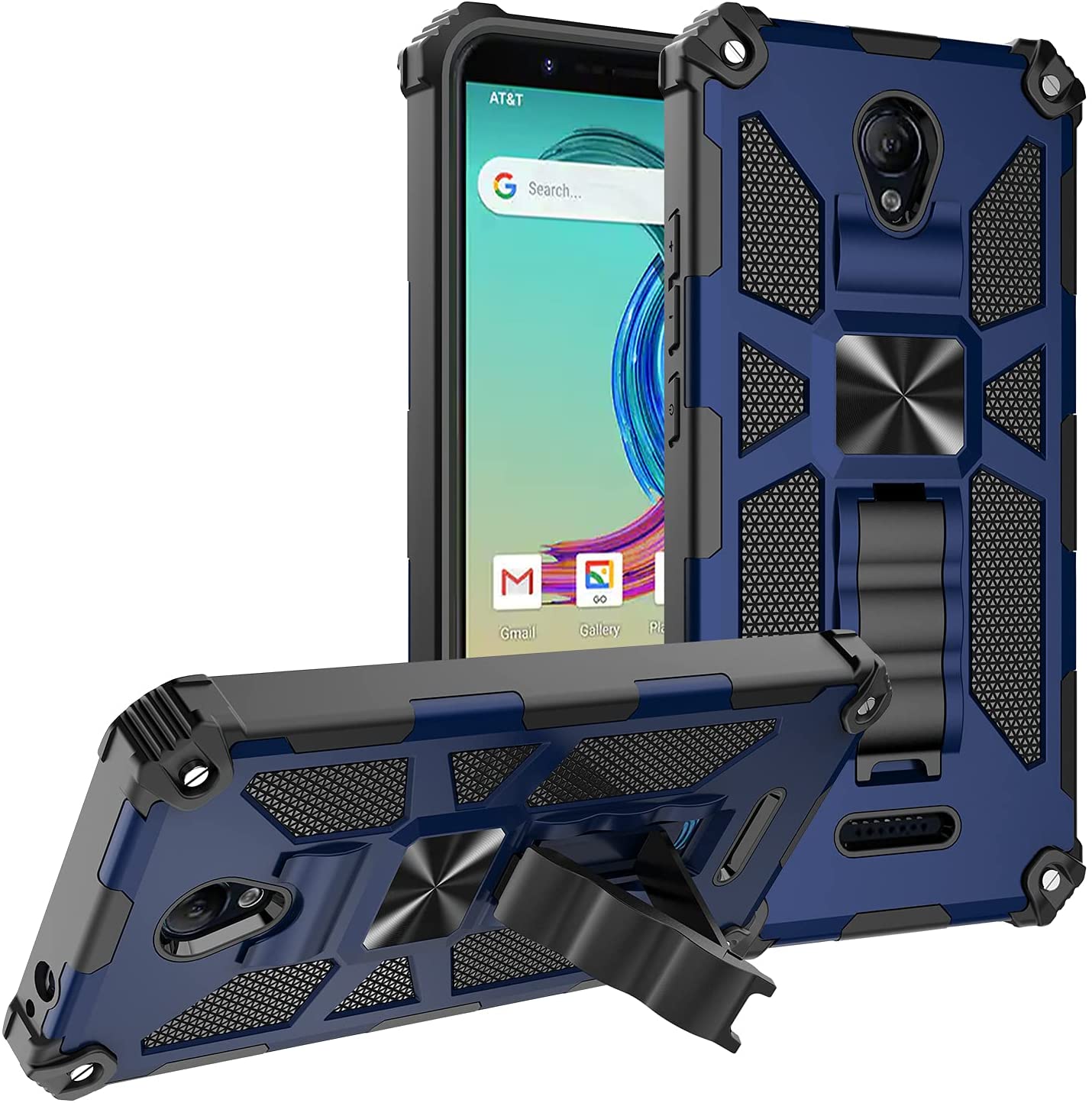 Ring Kickstand Phone Case for AT&T Fusion Z (V340U) Case/AT&T Motivate