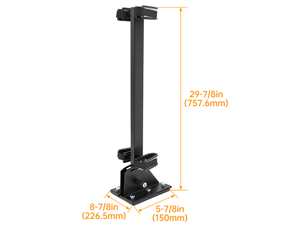 Kojem Golf Cart Stand Up Gun Rack Quick Release Universal for Club Car EZGO Yamaha