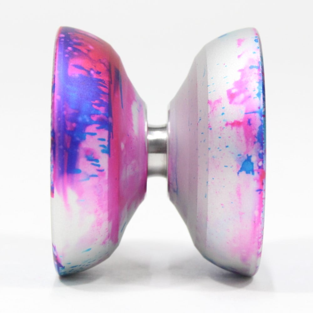 TOP YO Colossus 7 Yo-Yo - Seventh Generation - 7003 AL YoYo (Comet Silver Pink Blue)