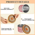 thumbnail image 5 of Food Storage Can - Keep Coffee Tea Flour & More Fresh - Ideal for Cereal Nuts & Pet Food White Fat Cat900ml, 5 of 9