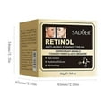 thumbnail image 3 of Fiudx Crema Hidratante con Retinol, Crema Reafirmante Antiarrugas, Loción Facial Hidratante Iluminadora, Fórmula Nutritiva y Reparadora, Rutina Diaria de Cuidado de La Piel, para Todo Tipo de Piel, E, 3 of 6