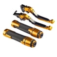 thumbnail image 3 of Miulika Motorcycle Clutch Brake Levers Set Stable Performance Easily Install Folding Gold, 3 of 9