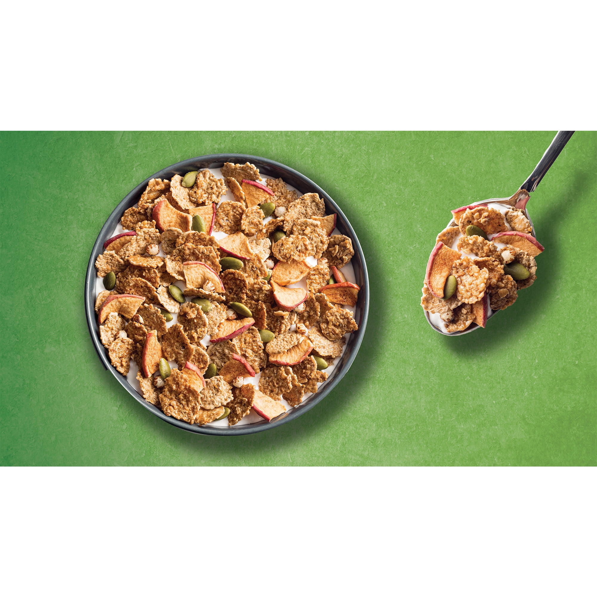 KIND Apple Cinnamon Cereal, 5g Protein, Gluten Free - 15 oz Box