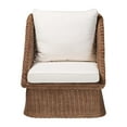 thumbnail image 3 of bali & pari Derris Boho Arm Chair, Peanut Brown, 3 of 9