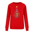 thumbnail image 4 of ‌FDGIU Christmas Sweatshirt for Women 2025 – Merry Holiday Pullover, Cozy Long Sleeve Loose Fit Top‌, 4 of 6