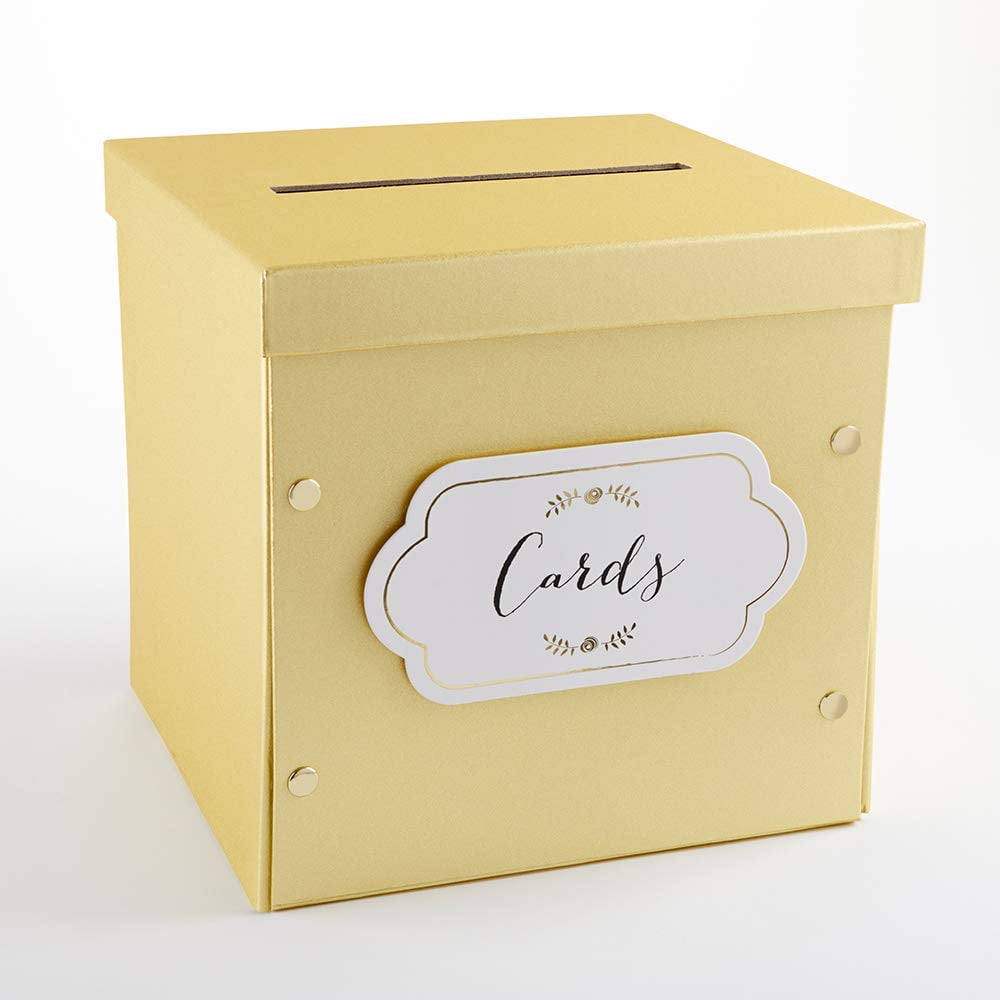 Kate Aspen Wedding Card Box, Collapsible Greeting Card Box ...