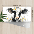 thumbnail image 2 of 1 Pcs 2D Flat License Plate Covers & Frames, Calf with Daisy For Decorative Front, Waterproof For Decoration Aluminum License Plate Covers & Frames Cover For Men Women, 12" X 6", 2 of 6
