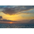 thumbnail image 2 of Jaynes Gallery 32x23 White Modern Wood Framed Museum Art Print Titled - Caribbean-Grenada-Mayreau Island Caribbean sunset, 2 of 4