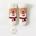 thumbnail image 2 of EDFBUYKRS Rends Baby Slipper Socks Christmas Toddler Fuzzy Socks Warm Non Winter Socks, 2 of 4