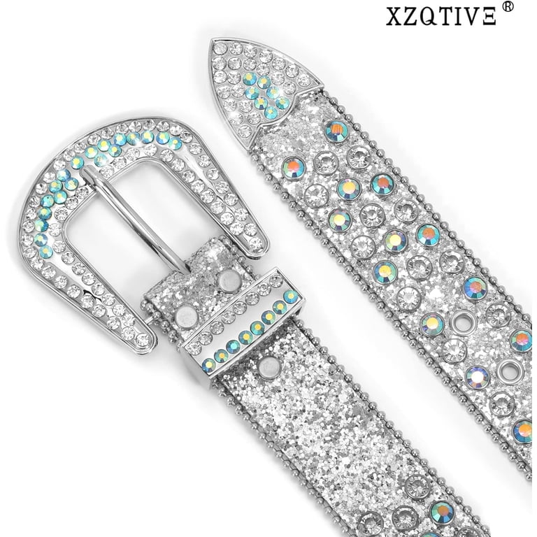 XIATIAN Men Women Rhinestone belt Western Cowgirl Cowboy  display picture 1