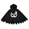 thumbnail image 6 of KHONTS Ghost Face Poncho for Toddler Kids Hooded Cloak Halloween Performance Clothes Spooky Capes 10-Black M, 6 of 7