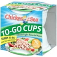 thumbnail image 4 of Chicken of The Sea Chunk Light Tuna in Water To-Go Cups, 2.8 oz, 2 Count Box, 4 of 8