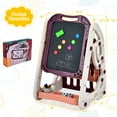 thumbnail image 6 of Topbuy 3-in-1 Height Adjustable Kids Art Easel Double Sided Magnetic Whiteboard & Chalkboard with Book Rack Red, 6 of 6