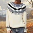 thumbnail image 4 of Chandails pour Femmes 2025 Automne Hiver Tricot Épais Col Roulé Décontracté Tendance, 4 of 5