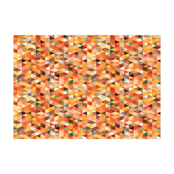 Ambesonne Geometric Jigsaw Puzzle, Abstract Vibrant Motif, Heirloom-Quality Fun Activity for Family Durable Cardboard, 1000 pcs, Multicolor