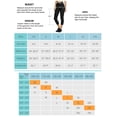 thumbnail image 2 of BALEAF Women's 3D Padded Cycling Pants Bike Shorts Leggings Capris Breathable 3/4 Tights UPF 50+ Purple Line Size M, 2 of 6