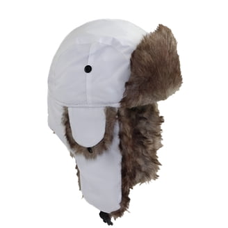 GRNSHTS Unisex Men Women Faux Fur Lined Trapper Hat Warm 