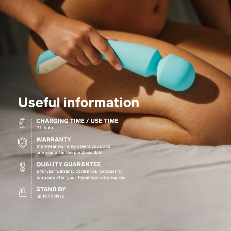 LELO, Large Vibrating Wand Massager, SMART WAND 2, Black - Walmart.com