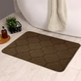 thumbnail image 4 of Achim Madison Memory Foam Non-Slip Absorbent Bath Mat, 17" L x 24" W, Brown, 4 of 5
