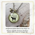 thumbnail image 4 of Goat Mom Necklace Animal Adult Gutsy Goodness Female Adult Bronze Metal Farm Jewelry, 4 of 8