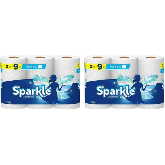 Sparkle® Pick-A-Size® Paper Towels, 3 Triple Rolls (Pack of 2)