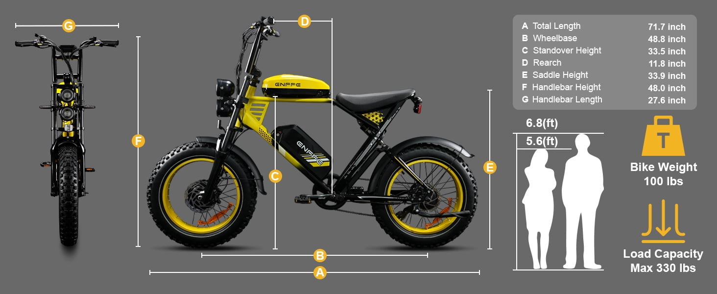 Electric Fat Tire Bike for Adults, 3000W Peak Dual Motor Electric Bicycle , Max 32MPH 20"x4.0 Off-Road Mountain Ebike , 48V 45AH Battery,  200Miles PAS Range,UL2849