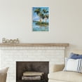 thumbnail image 2 of Stupell Industries Palm Island Painting Nature Painting Unframed Art Print Wall Art, 13 x 19, 2 of 6