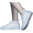 thumbnail image 1 of Funda impermeable para botas de lluvia, cubierta de zapatos con suela gruesa de doble suela, protectores para zapatos Feliz Sencillez, 1 of 5