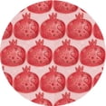 thumbnail image 1 of Ahgly Company Machine Washable Indoor Round Transitional Light Coral Pink Area Rugs, 3' Round, 1 of 7