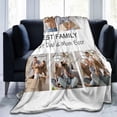 thumbnail image 6 of Personalized Custom Blanket with Photo Birthday Gifts for Family Son Daughter Wife Husband, Birthday for Her Him, Women Men Gifts Fits Couch Bedroom Living Room, 6 of 6