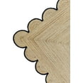 thumbnail image 4 of Scallop Pattern Jute Bohemian Area Rug, 4 of 4