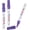 Purple, variant on Silver Oil Based Paint Markers Pens, Round Tip Quick Dry and Waterproof Permanent Paint Pen for Metal, Rock, Wood, Fabric, Plastic, Ceramic, Clothes, DIY Crafts