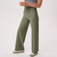 thumbnail image 2 of HXWCHs Women's Bootcut Yoga Pants Stretch Workout Active Pants Green XL, 2 of 8