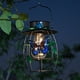 thumbnail image 5 of Faroles Solares de Hierro, Mariposas, Rejillas de Hierro para Patios Exteriores, Paisajes, Luces Colgantes, 5 of 7