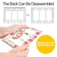 thumbnail image 4 of Yayeee Rocker Switch Wall Plate 1-Gang 4.6"x2.9" Home Decorative Outlet Cover, Apple Plaid Pattern, 4 of 6