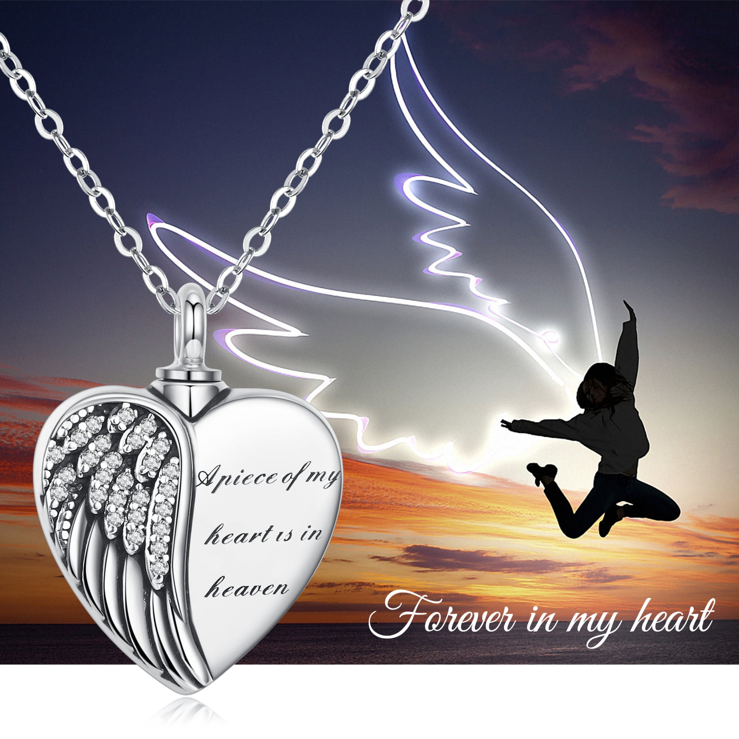3 Pieces Cremation Urn Pendant Necklaces Memorial Urn Necklace Cremation  Necklaces Ashes Necklace For Women Memorial Stainless Steel Urn Pendant  Neckl | Fruugo FI